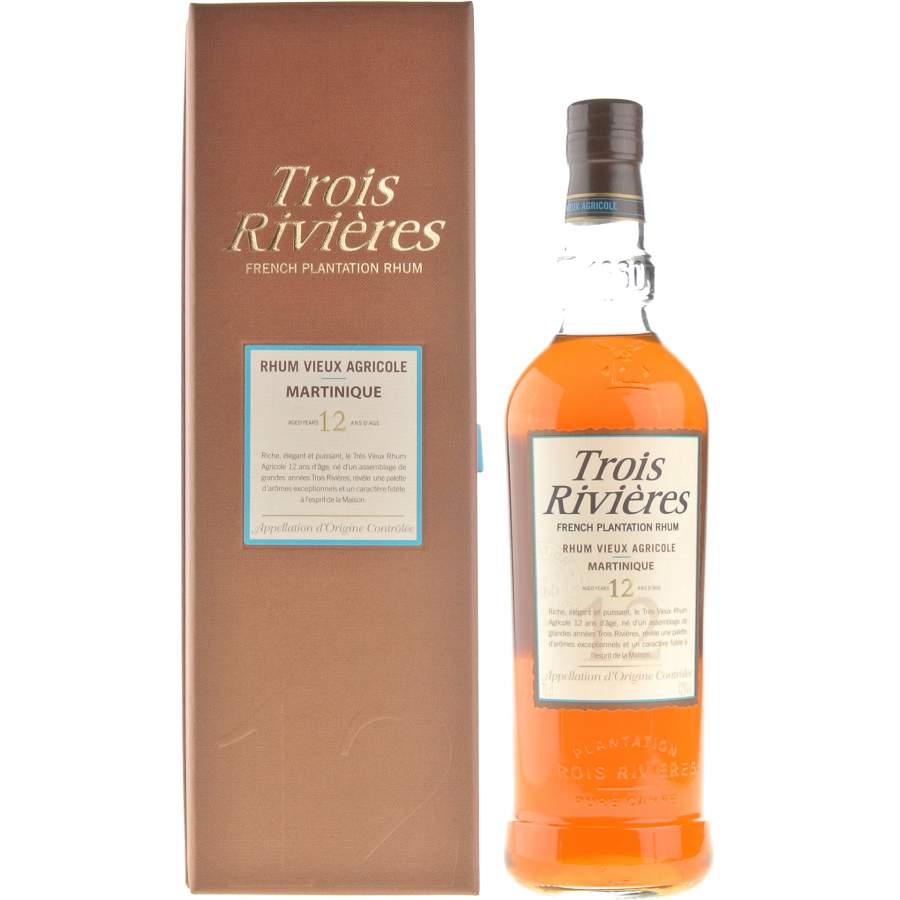 Trois Rivières Vieux / étui - 12 ans - 70cl